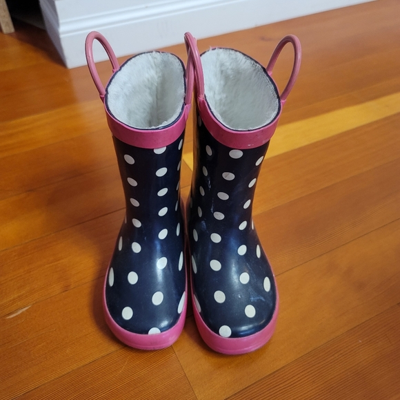 Joe Fresh Toddler Girl Rainboots size 8 - Picture 1 of 3